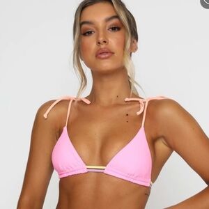 White Fox Bikini Top